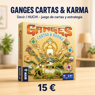 Juego Ganges: Cartas y Karma (Devir)