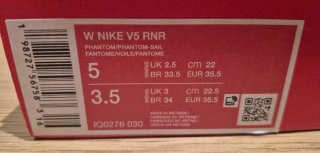 Nike V5 RNR Mujer Talla 35.5