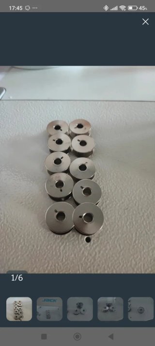 10 Canillas Máquina Coser Jack