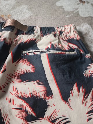 Pantalón White Sand 88 Estampado Palmeras Talla XS