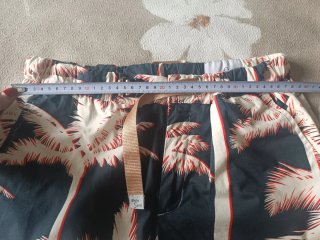 Pantalón White Sand 88 Estampado Palmeras Talla XS