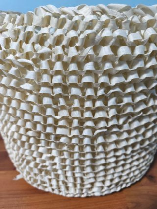 Lámpara de techo Ikea beige tela