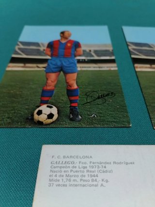 Cartoline F.C. Barcellona Campione Liga 1973-74