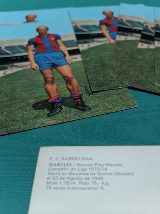 Cartoline F.C. Barcellona Campione Liga 1973-74