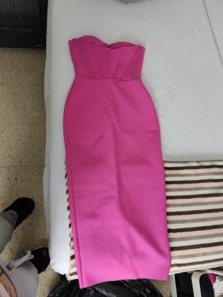 Vestido Corsé Rosa Talla Única