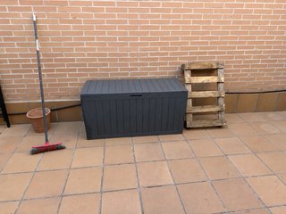 Baúl exterior Natura gris