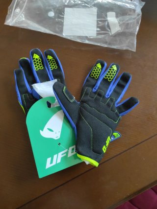 Guantes Enduro/Motocross/MTB UFO Azul/Verde