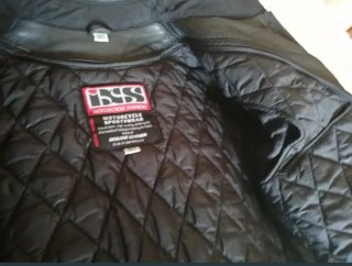 Chaqueta de moto IXS de piel