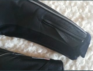Chaqueta de moto IXS de piel