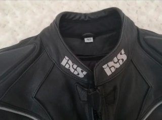 Chaqueta de moto IXS de piel
