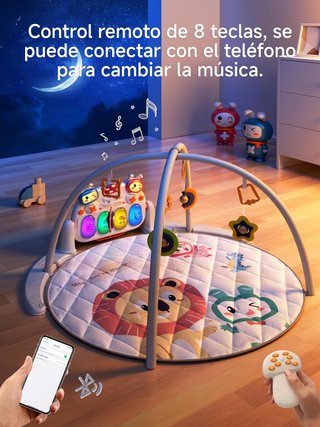 Gimnasio Infantil Con Piano Activity 4-en-1