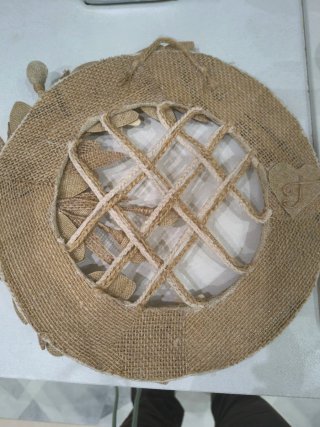 Ghirlanda Juta rustica Fatta a Mano. 30 cm