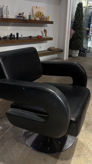 1 Sillon de peluquería negra