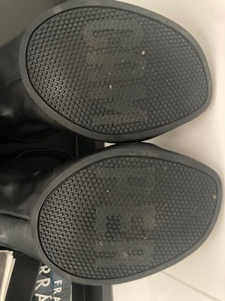 Camper Sandalias Mujer Tacón Ancho Negras