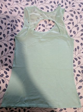 Camiseta sin mangas con estampado
