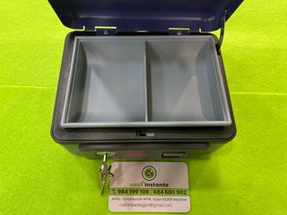 Mini caja fuerte FAG azul