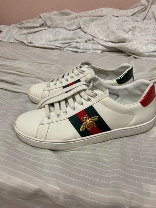Zapatillas Gucci Blancas con Abeja