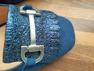 Scarpe donna blu Cinzia Valle