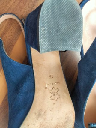 Scarpe donna blu Cinzia Valle