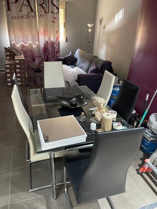 Comedor completo muebles mesa sillas sofá incluido