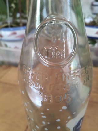 Botella antigua Geyer Freres 1895