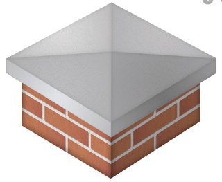 Copertura Cappello Pilastro Stampo cemento matrice