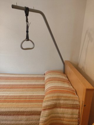 Cama articulada madera y metal