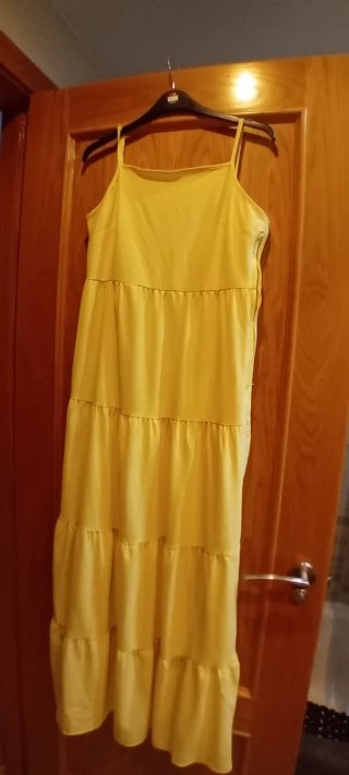 Vestido H&M vainilla Talla M