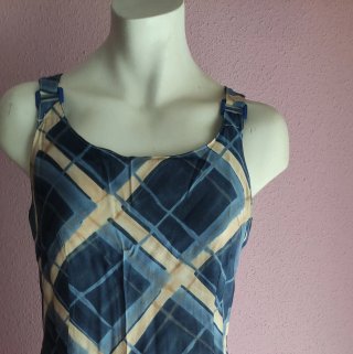 Vestido largo estampado