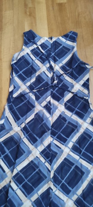 Vestido largo estampado