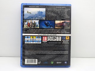 GTA 5 Grand Theft Auto V Gioco PS4 Completo ITA
