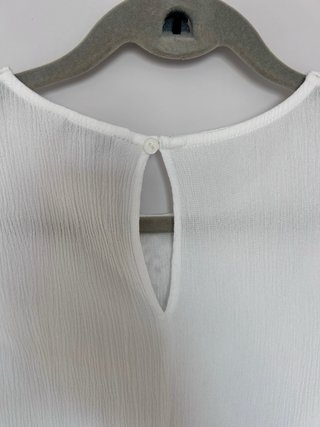 Vestido largo blanco Springfield