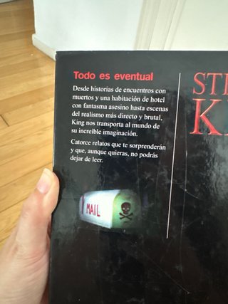 Todo es eventual libro Stephe King