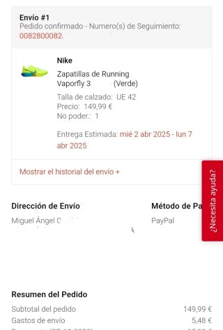 Nike Vaporfly Next 3 Talla 42