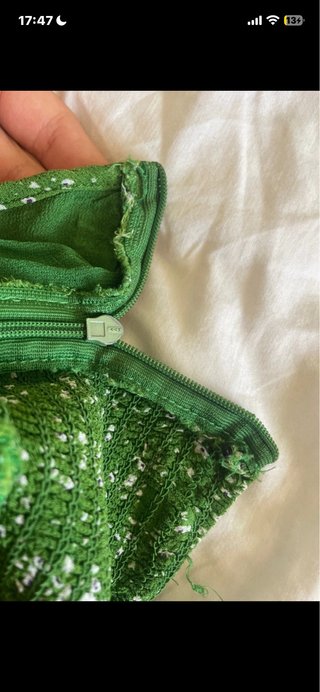 Blusa Brownie verde estampada XS