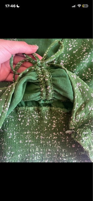 Blusa Brownie verde estampada XS