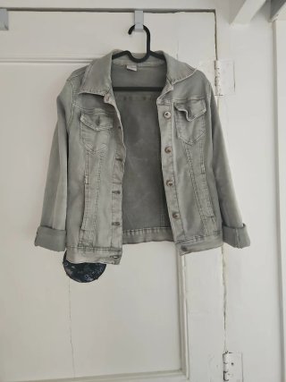 Chaqueta verde vaquera