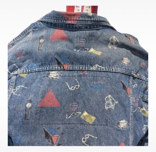Giacca Naj Oleari Denim Stampa mix200326