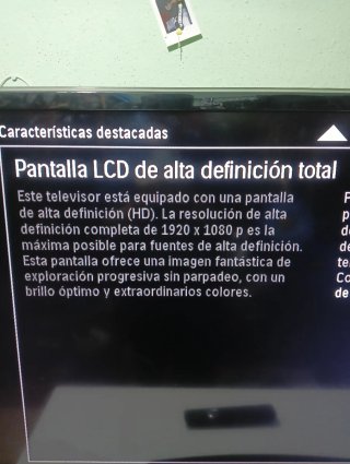 Televisión Philips 47" (1920x1080) FULL HD