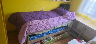 Dormitorio Juvenil Completo color haya