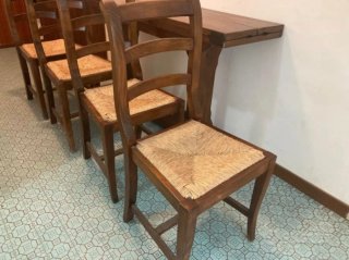Tavolo Fratino noce con 4 sedie