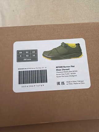 Zapatillas Endura MT500 Burned Flat Talla 43 Verde