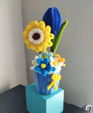 Macetita Decorativa Hecha a Mano