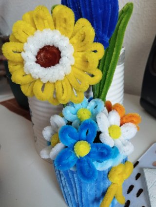 Macetita Decorativa Hecha a Mano