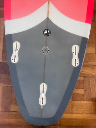 Tabla de surf Full & Cas rosa