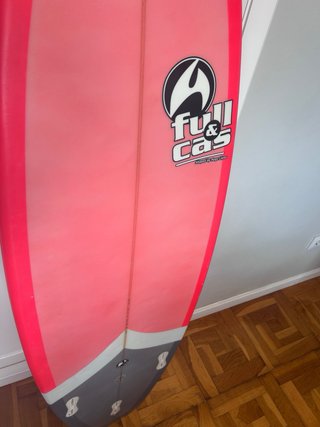 Tabla de surf Full & Cas rosa