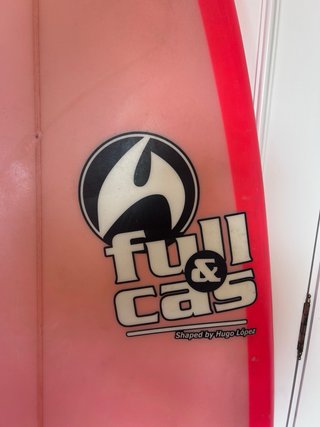 Tabla de surf Full & Cas rosa