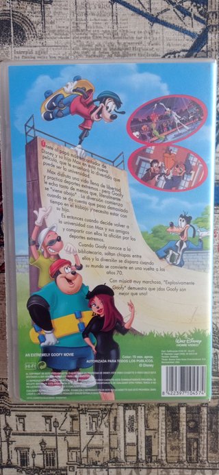 DVD Goofy e Hijo + VHS Explosivamente Goofy Disney