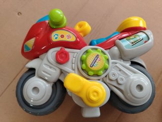 Lote Juguetes Moto Pingüino Caballo Apilables