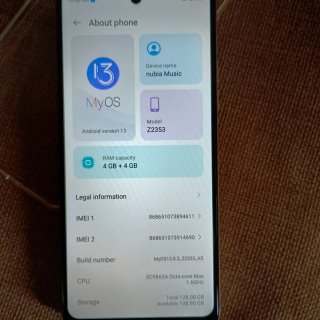 Nubia Music 128GB Nero